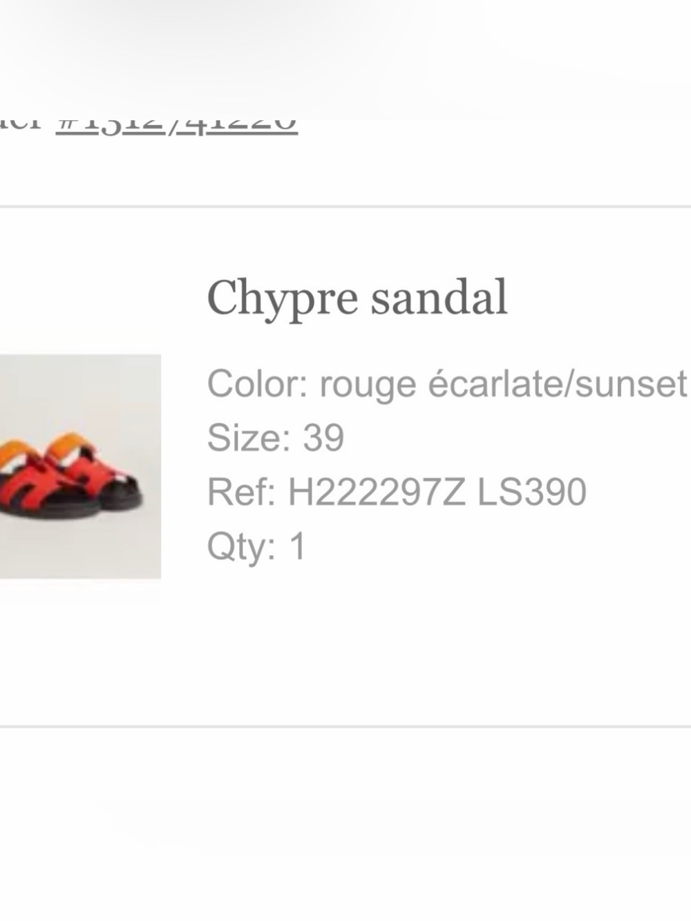 Hermes chypre - Slide Sandals (39) Suede - Picture 6 of 9
